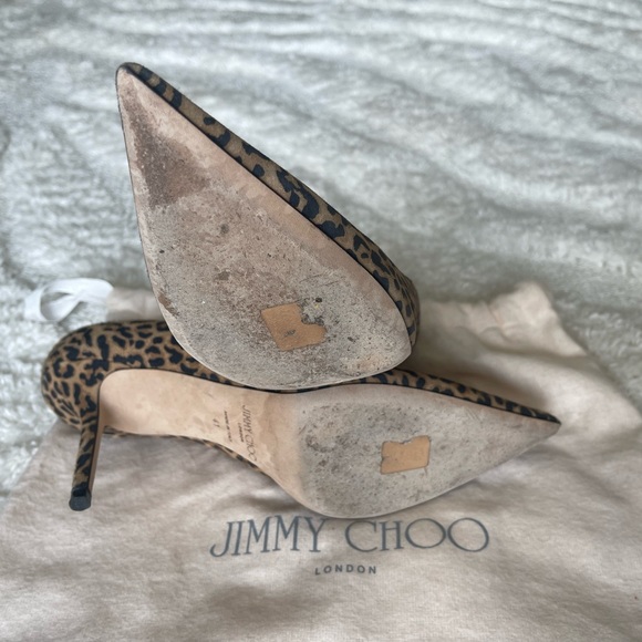 Cheetah print Jimmy Choo EU 41. 85cm heel. - Picture 5 of 5